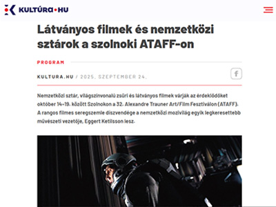Látványos filmek és nemzetközi sztárok a szolnoki ATAFF-on